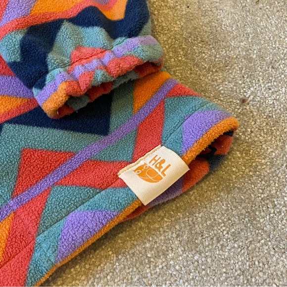 Harper & Lewis Half Zip Pullover Fleece Aztec Pattern - Picture 8 of 9